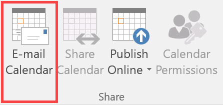outlook for mac publish calendar